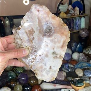 Massive Extremely High Quality Pink Amethyst Druzy Slab W/ Stand